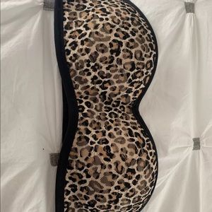 Victoria’s Secret PINK Leopard print bandeau bra XS